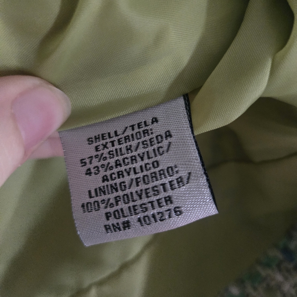 Vintage Ice Green and Blue Blazer with Classic Tailoring - Picture 5 of 5